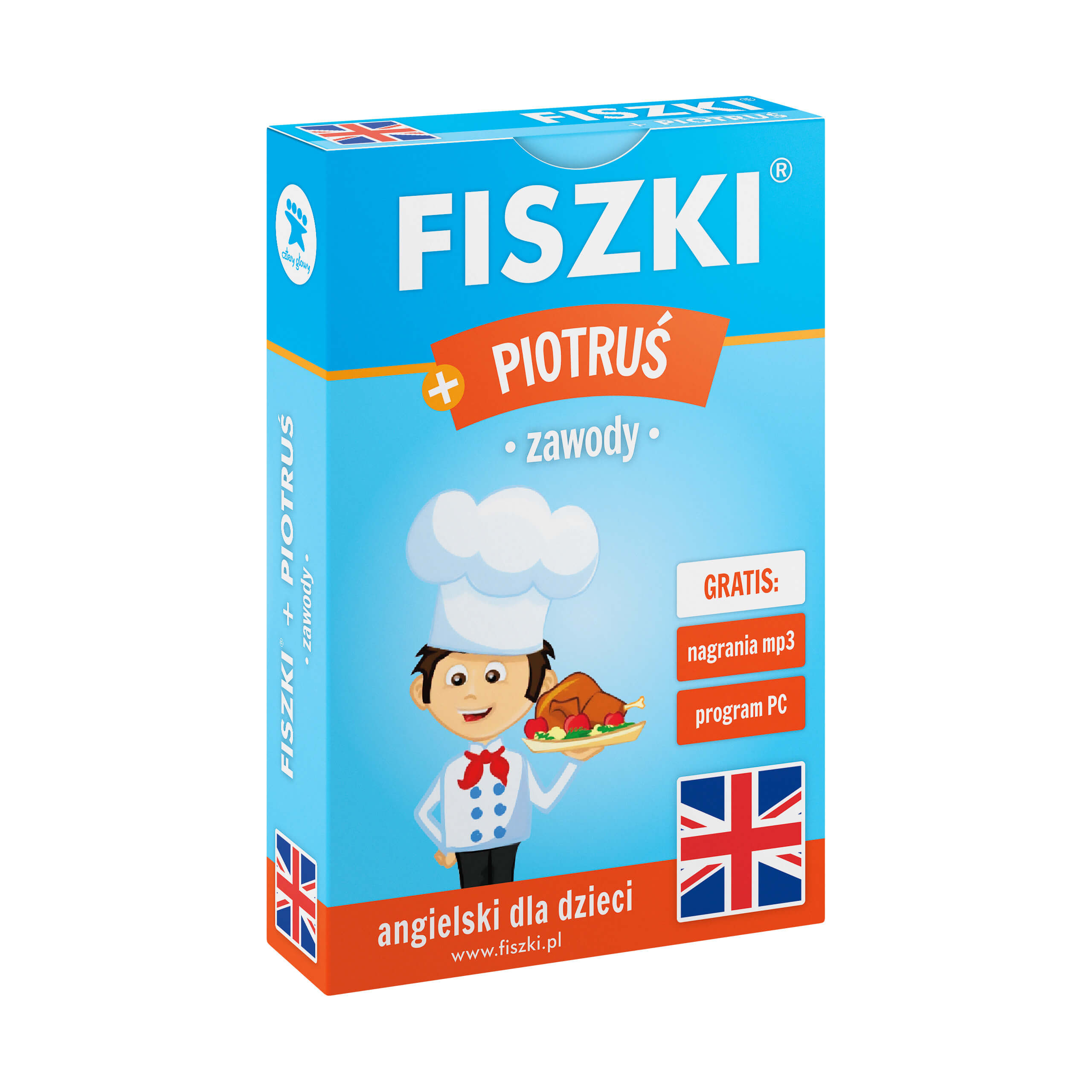 PIOTRUŚ - gra edukacyjna + FISZKI - angielski