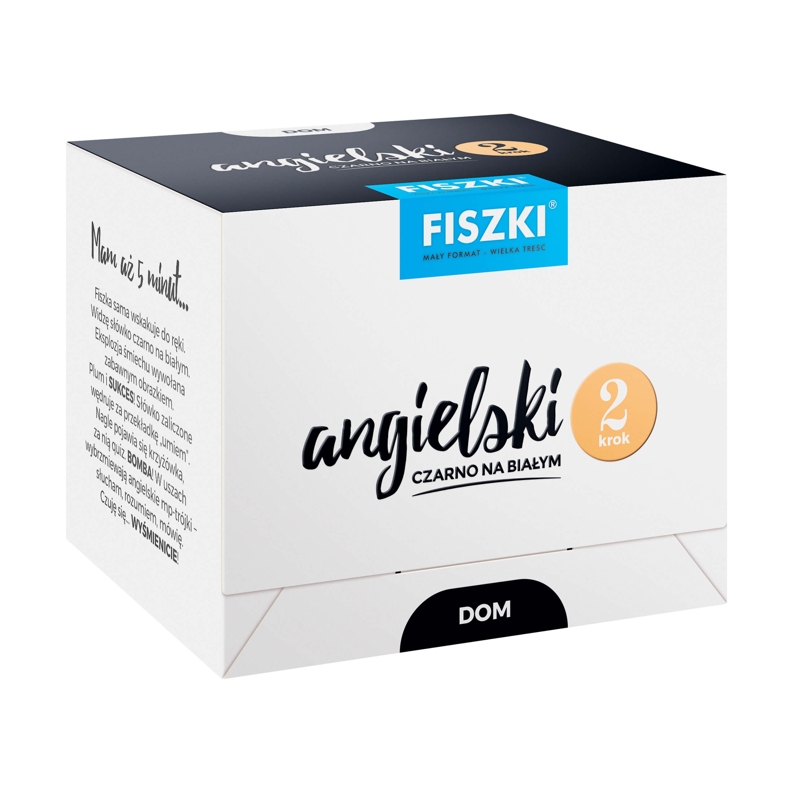 FISZKI - Angielski czarno na białym - Dom - krok 2