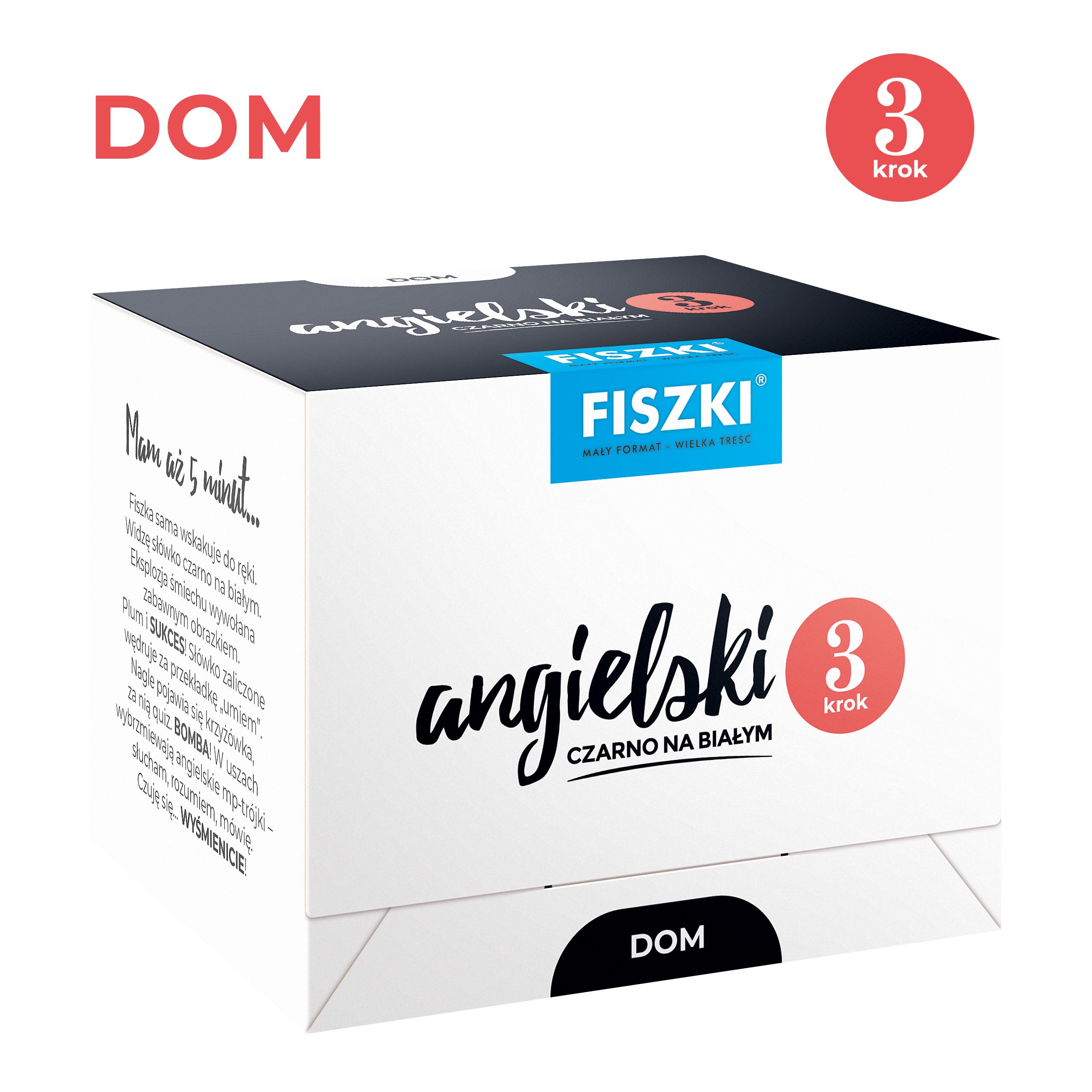 FISZKI - Angielski czarno na białym - Dom - krok 3