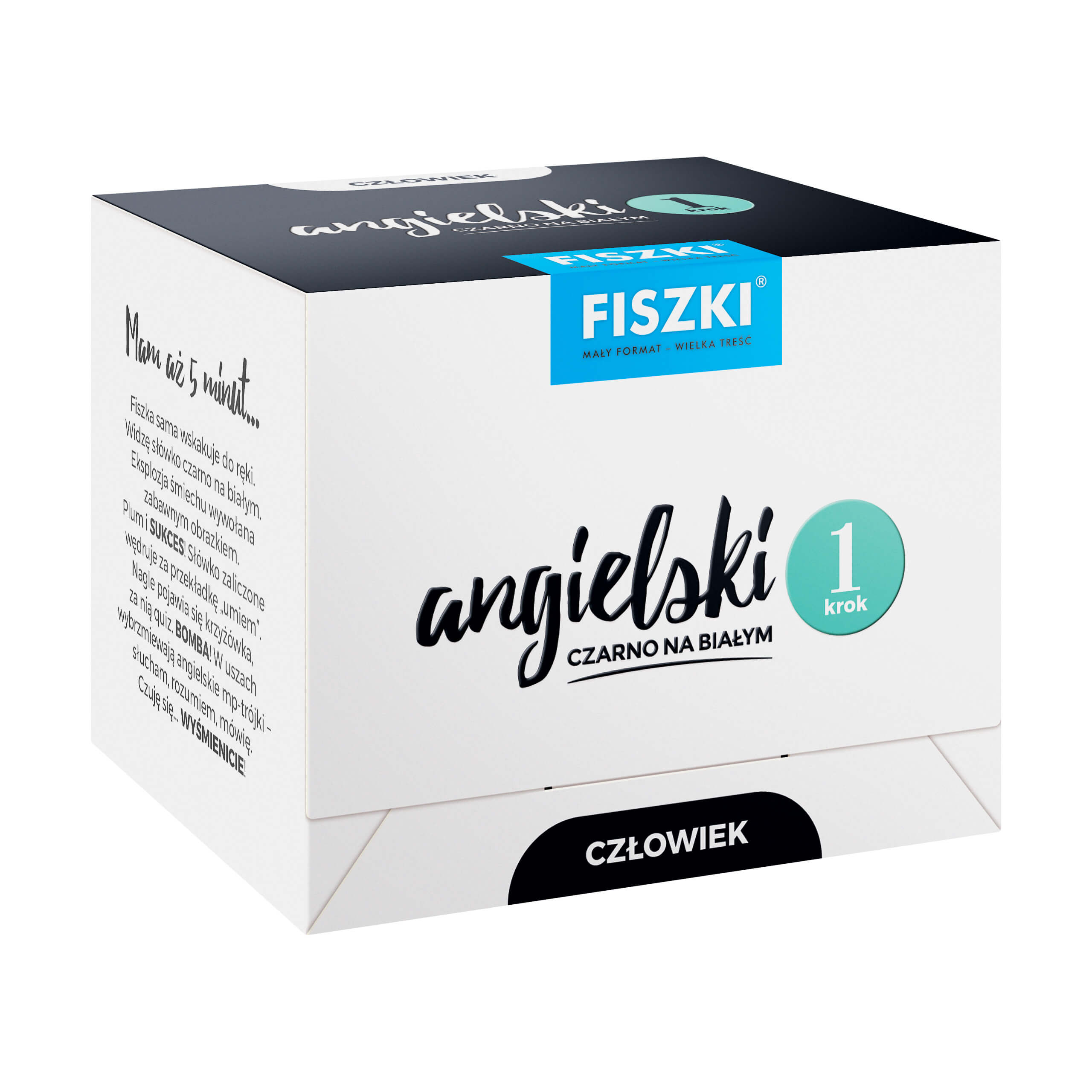 FISZKI - Angielski czarno na białym - Człowiek - krok 1