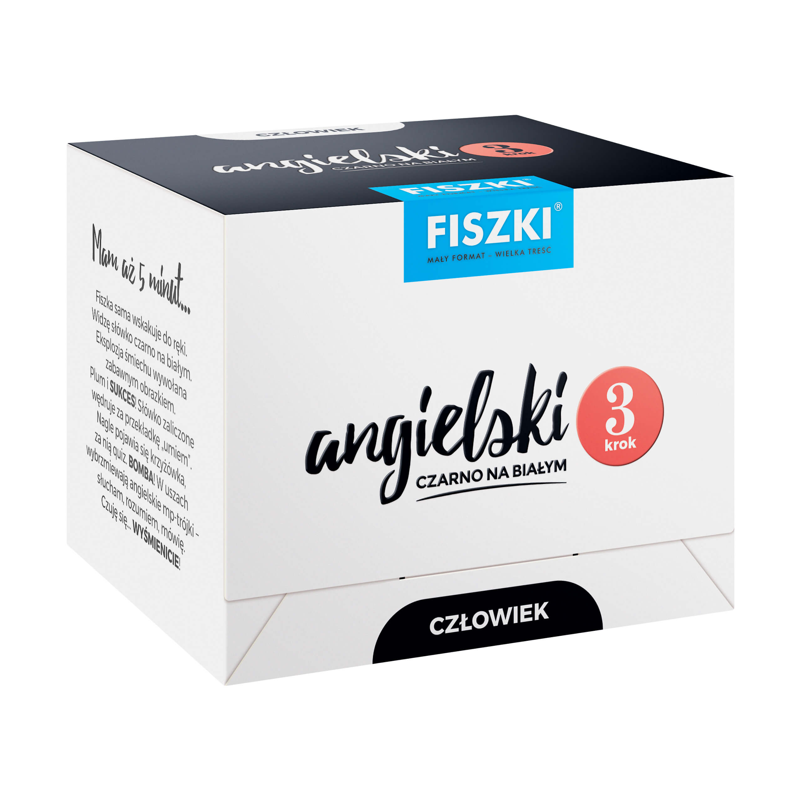 FISZKI - Angielski czarno na białym - Człowiek - krok 3